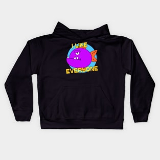 Hungry piranha Kids Hoodie